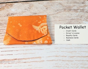 Pocket Wallet - Pocket sized wallet - women's wallet