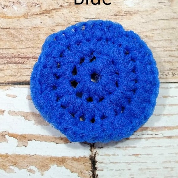 Blue Nylon Pot Scrubber - Nylon dishcloth - kitchen dishcloth washcloth - textured washcloth - housewarming gift - kitchen essential