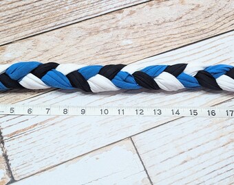 20" Tug Toy - Blue/Black/White - dog toy - bully rope - rope toy