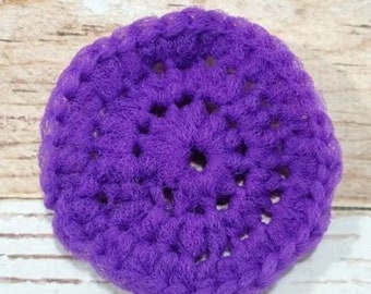 Purple Nylon Pot Scrubber - Nylon dishcloth - kitchen dishcloth washcloth - textured washcloth - housewarming gift - kitchen essential