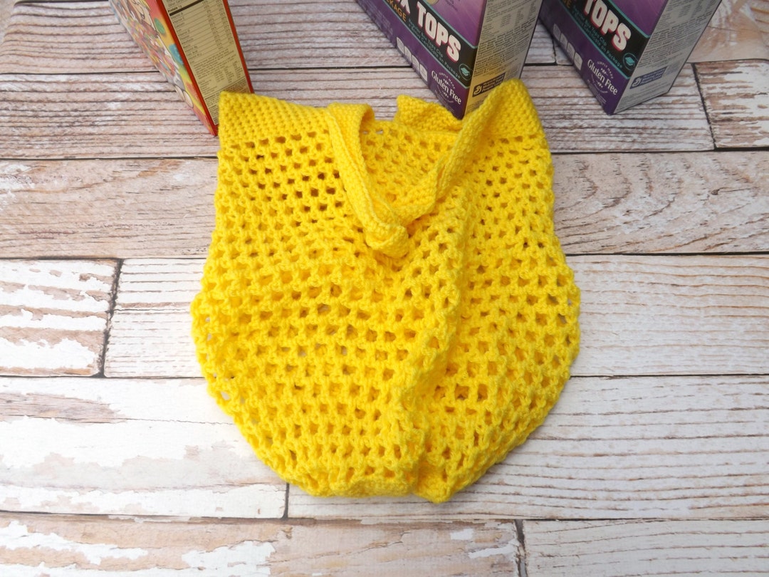 CROCHET PATTERN Reusable Grocery Bag Pattern for Beach Bag Market Tote
