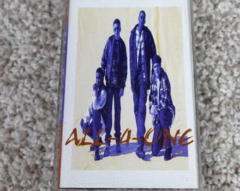 All-4-One Self-Titled Debut Album Cassette Tape 1994 Atlantic I Swear 82588-4