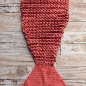 CROCHET PATTERN - Mermaid Blanket - Child Sized Lap Blanket - lap afghan pattern - crocodile stitch pattern - snuggle blanket - DIY Pattern