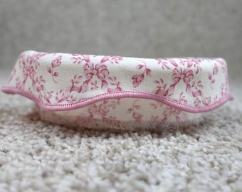 Longaberger 2003 Horizon of Hope Basket Liner Pink Floral Toile 22438