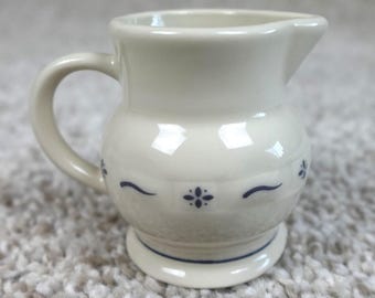 Longaberger 2000 Collectors Club Miniature Milk Pitcher 36242 Vitrified China