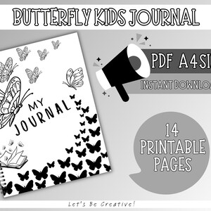 Dé rienda suelta a su creatividad con el diario infantil Butterfly