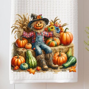 PNG Halloween Pumpkin Scarecrow Design, Digital File
