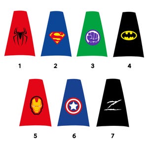 Mantello da supereroe due in uno, costume da compleanno da supereroe, costume di Halloween