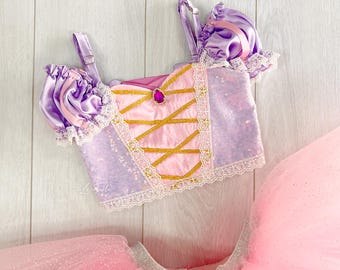 Rapunzel Dress for Toddler, Rapunzel Princess Costume