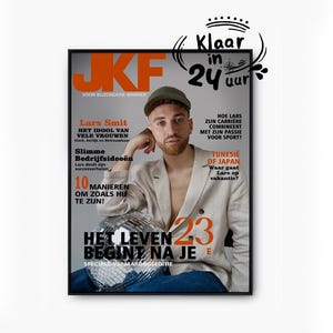 Póster de Cumpleaños Único - Pósteres de Cumpleaños Personalizados - Regalos Originales para Hombre - Regalo para Él - Póster con Nombre y Foto