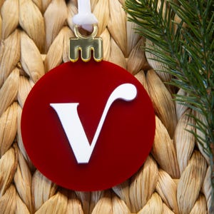 Personalized Christmas Tree Ornament, Acrylic Christmas Tree Ornament, Christmas Ornament with Name, tree ornament