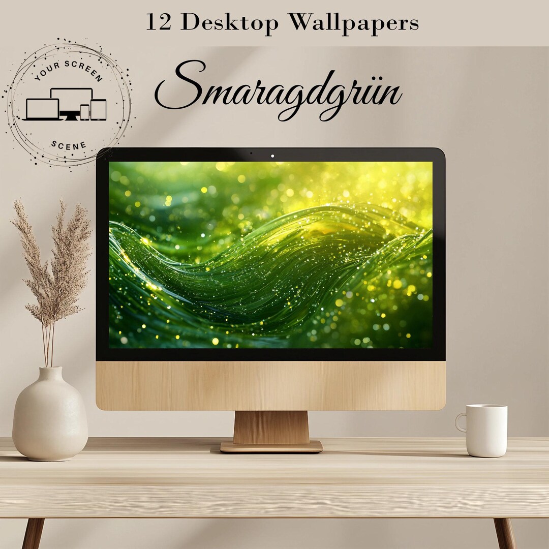 Emerald Green Desktop Backgrounds – Elegant Abstract and Minimalist ...
