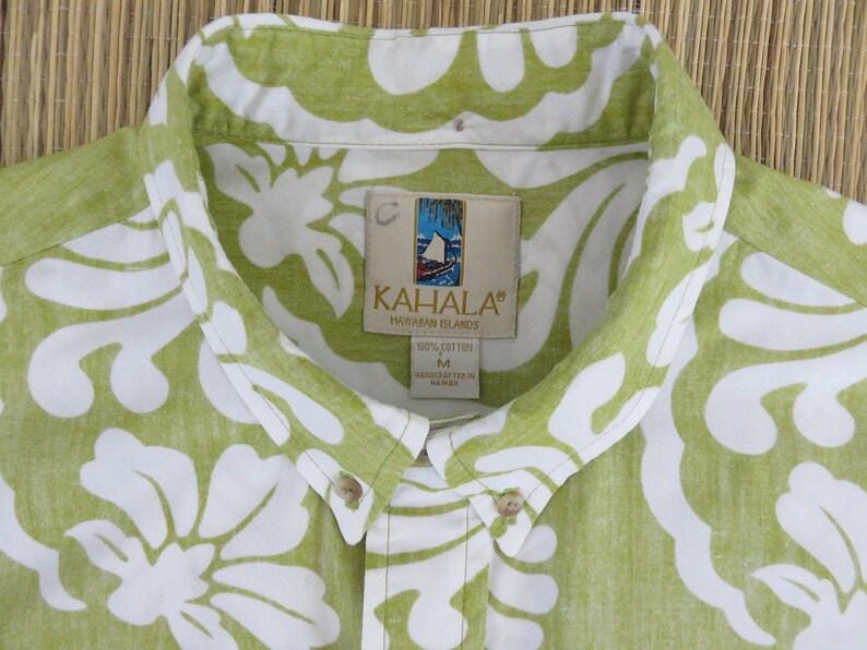 Polynesian Block Print Retro Vintage Style Hawaiian Shirt -Marlin Teal Green