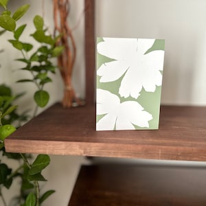 Carte de voeux Pomme de mai (inverse)