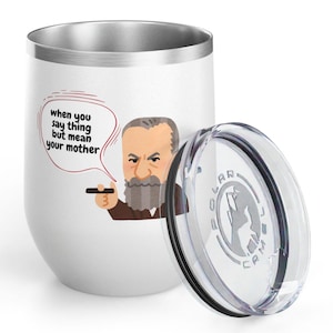 Tazza psichiatra, regali psichiatria, tazza tumbler freudiana, tazza psicologia, regali psicologo, tazza terapeuta, regali terapia, freudiana