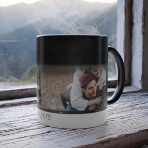 Personalized Magic Mug, Heat Color Changing Photo Gift