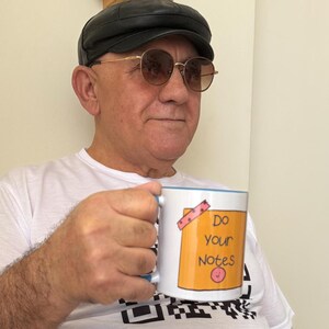 Tazza "Prendi appunti", regalo divertente e umoristico sulla salute mentale