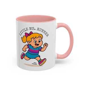 Little Miss Runner Mug, Running Present, Parkrun Gifts, Gifts For Runners, Running Club Merch, Running Friend Gift, Friends Merch