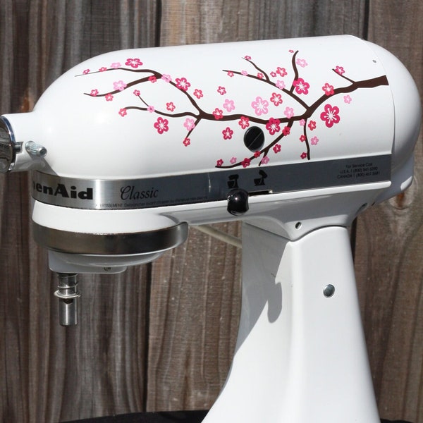 Cherry Blossom • Vinyl Graphics Decal Kit for Kitchen Mixer