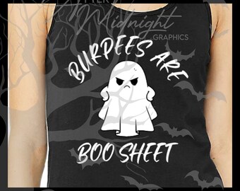 Tank Top • Burpees are BOO Sheet • Thrusters • Ghost • Funny • Halloween