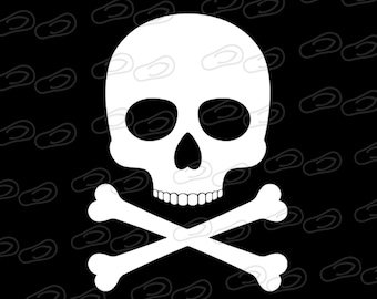 Skull + Crossbones • Vehicle Window Sticker