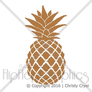 Pineapple, Hospitality, Vinyl Graphic Sticker