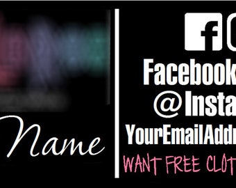 Fashion Consultant Side by Side Decal - LLR - Customizable - Vinyl Graphic