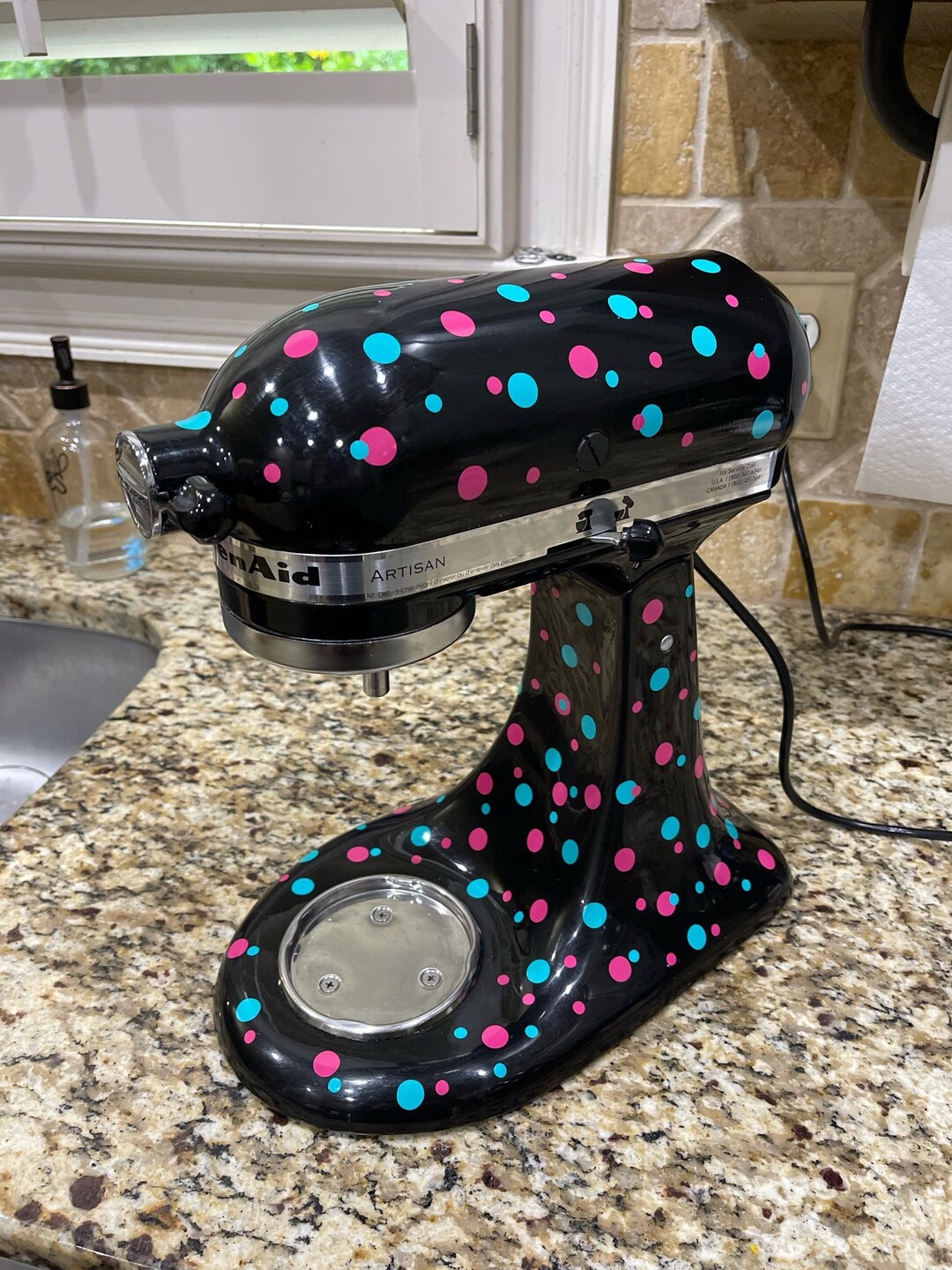 SMALL Double Dots • Vinyl Graphics Decal Kit for Kitchen Mixer - Etsy