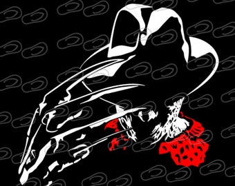 Freddy Krueger • Nightmare on Elm Street • Vehicle Window Sticker