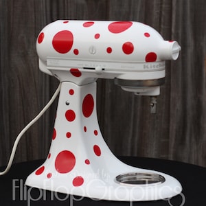 Polka Dots • Vinyl Graphics Decal Kit for Kitchen Mixer