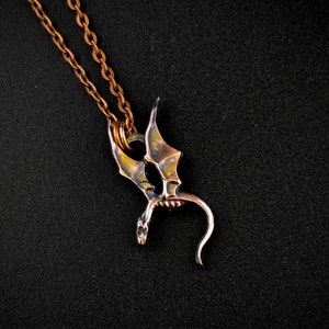 Copper Dragon Pendant