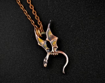 Copper Dragon Pendant