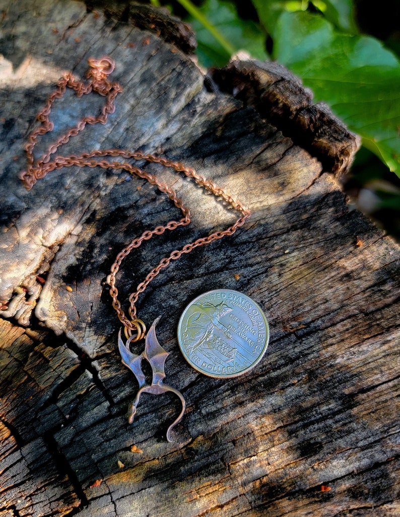 Copper Dragon Pendant image 3