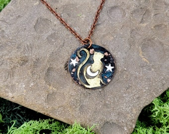 Celestial Cat Necklace