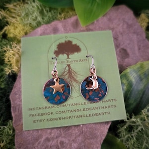 Moon and Stars Earrings