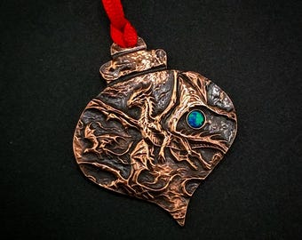 Dragon's Flight Christmas Ornament