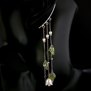 Flower Garden Cuffs, Over the Ear Cuffs, No Piercing Ear Cuff