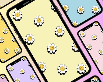 10 Pack Floral Phone Wallpaper, Colourful Aesthetic, Bright Energy, Digital, High Quality, Instant Download,Iphone,Background,Android,Bundle