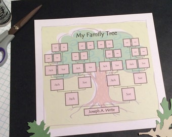 Family Tree- Digital Download Template