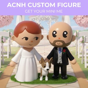 Anpassad figur av din Animal Crossing: New Horizons-karaktär | Färdig version eller gör-det-själv | Resintryck bild 1