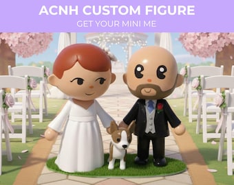 Anpassad figur av din Animal Crossing: New Horizons-karaktär | Färdig version eller gör-det-själv | Resintryck