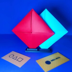 Gioco Di Carte Coreano Ddakji - Quadrati Grandi Facili Da Capovolgere