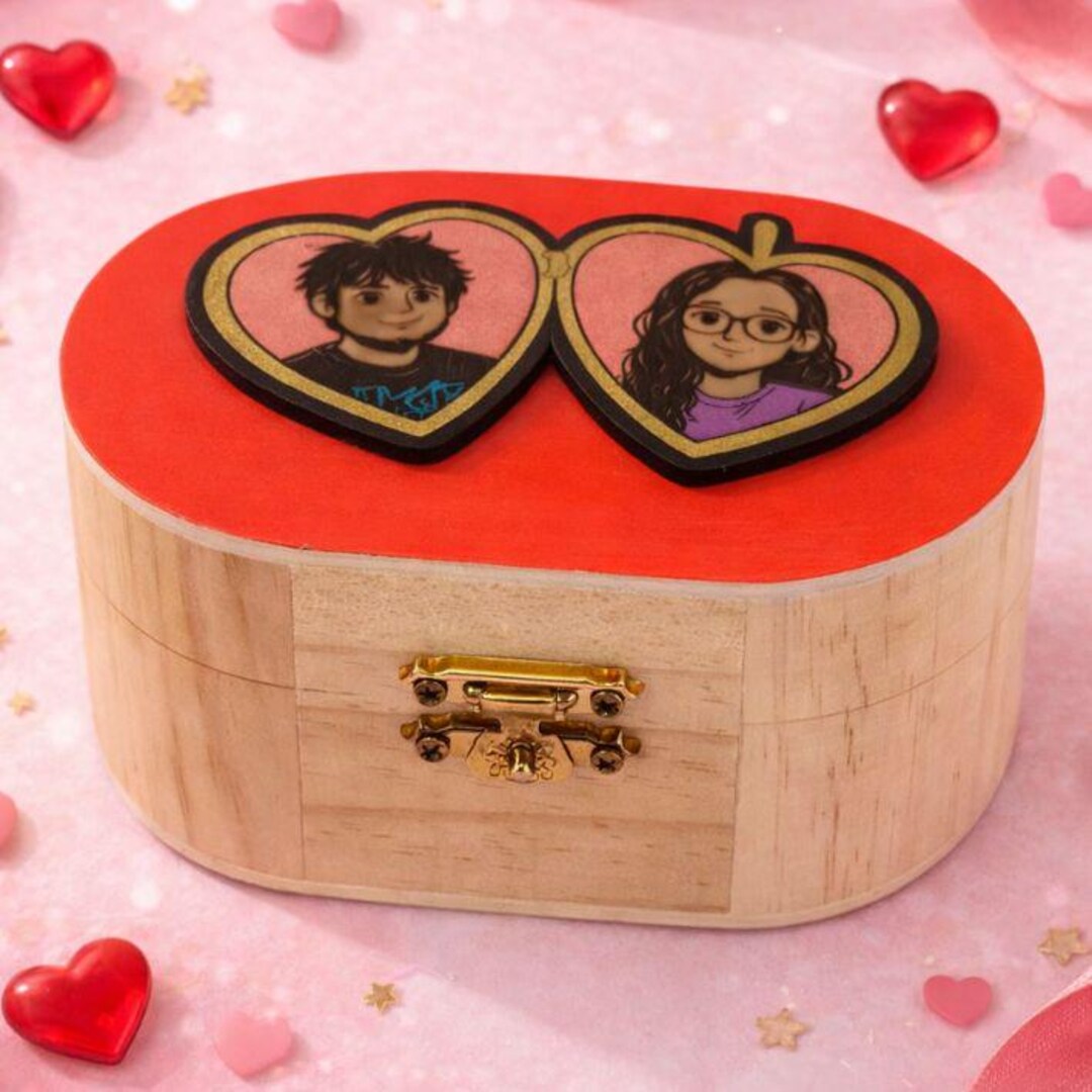 Personalized Wooden Box for Couples – Valentine's Day Gift - Etsy