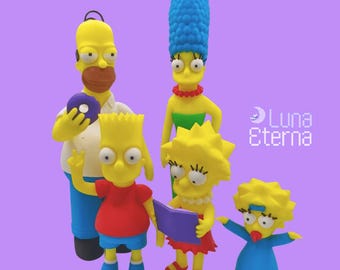 Simpsons-figurerna | Högkvalitativ 3D-utskrift | Perfekt för fans av serien