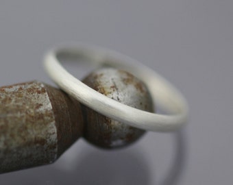 Handmade Thin Sterling Silver Ring