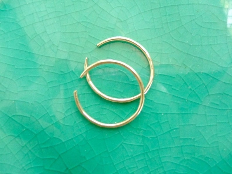 Thin Gold-filled Toe Rings Set of Two image 3