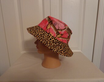Pink Camo Bucket Hat - Etsy