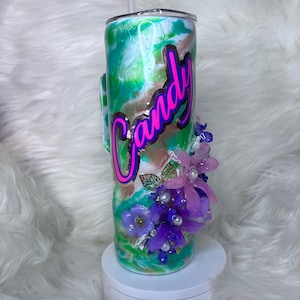 3D personalized Flower Tumbler