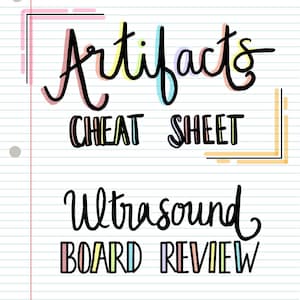 Artifacts Cheat Sheet