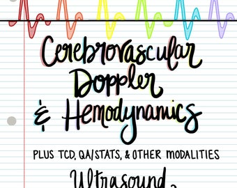 Guida allo studio di cerebrovascolare, emodinamica, Doppler, TCD, QA/statistica e altre modalità